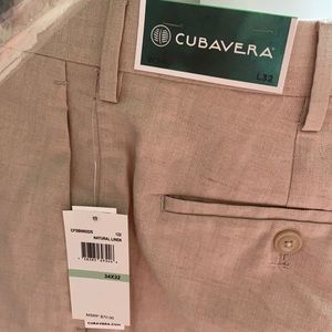 NWT Cubavera linen pants